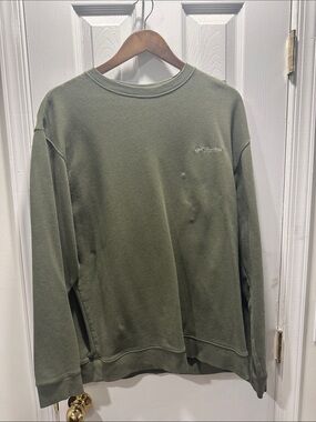 Columbia Olive Green Men's Crewneck Sweatshirt